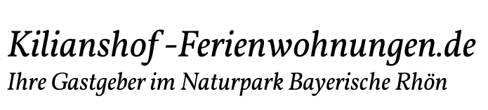 Ferienwohnungen und Ferienhäuser im Naturpark Bayerische Rhön